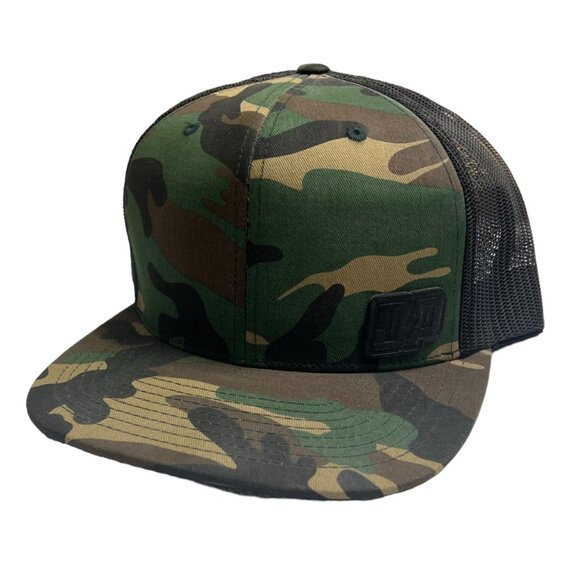 Mens DP Diesel Power Camo Hat Trucker Baseball Cap Truck Car Shop - Picture 1 of 5